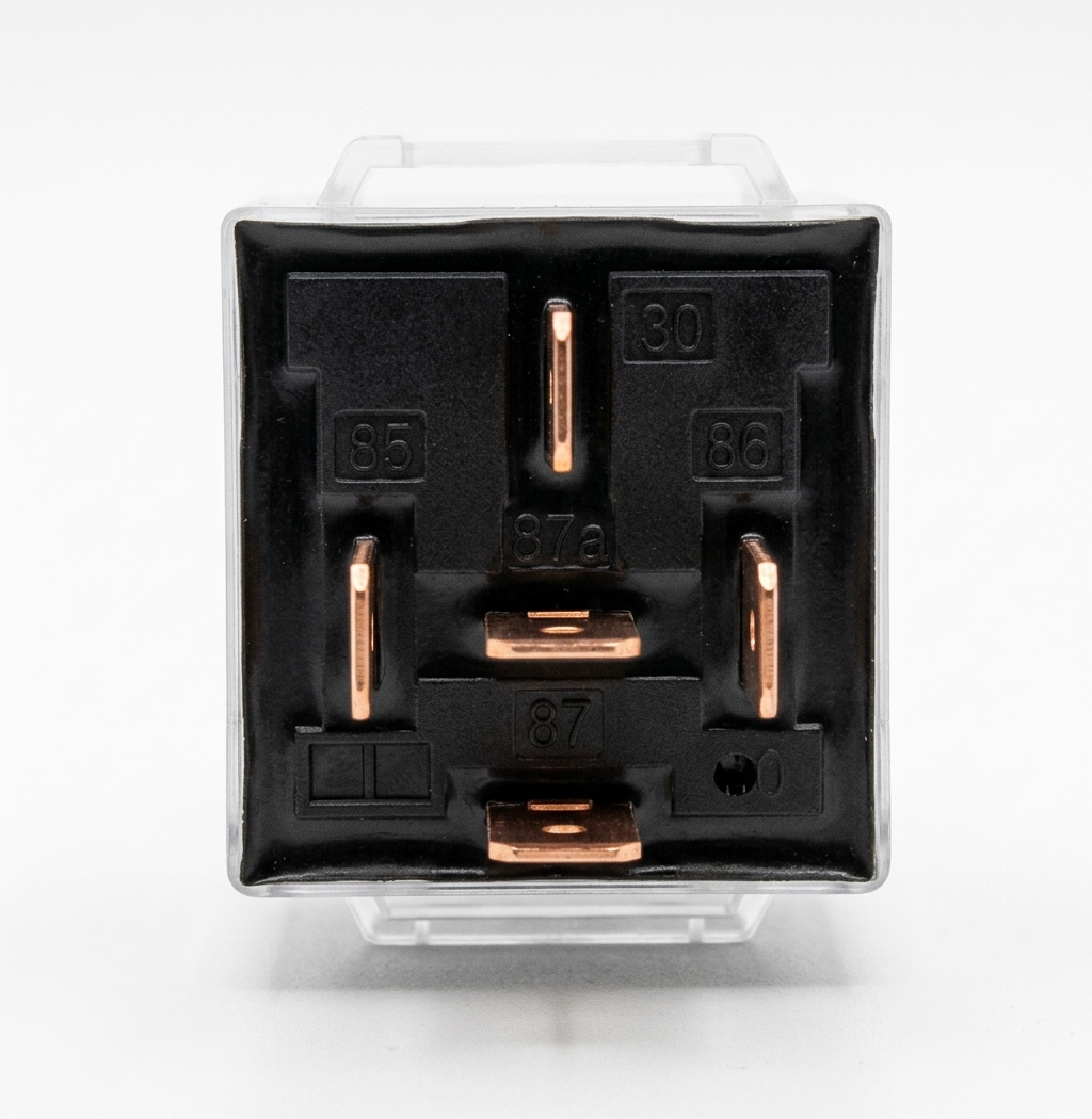 Реле силовое 5-контактное 12V Максимальный ток: 80A